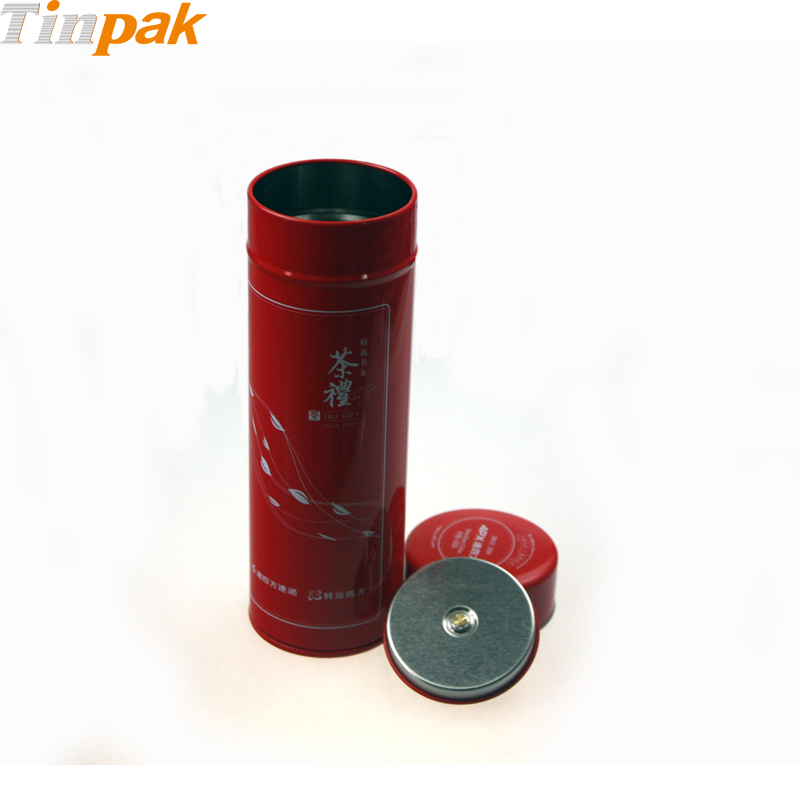metal cylinder containers with inner lid